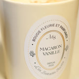 Macaron vanille - Bougie Instants Sucrés