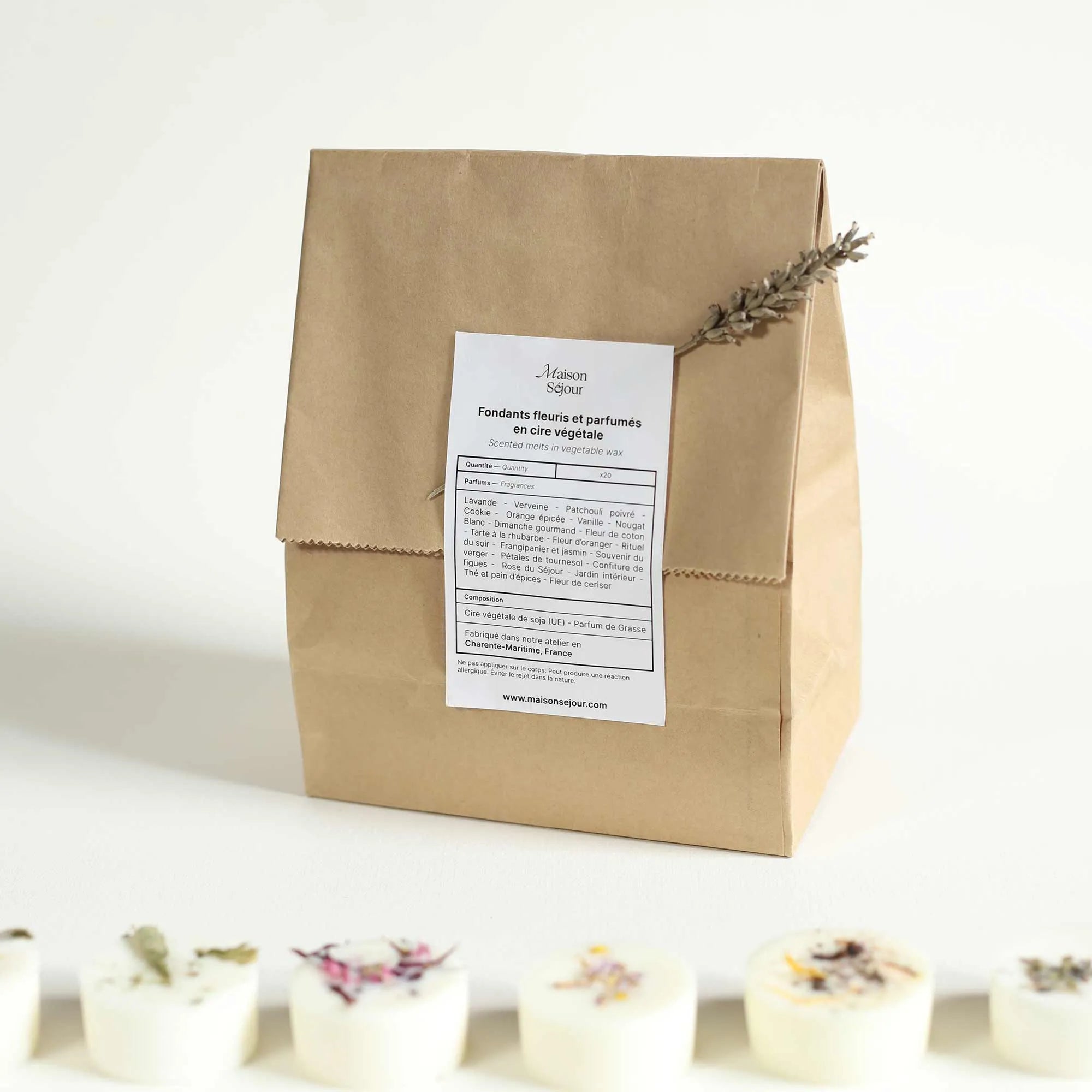 Pack 20 fondants parfumés