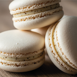 Macaron vanille - Bougie Instants Sucrés