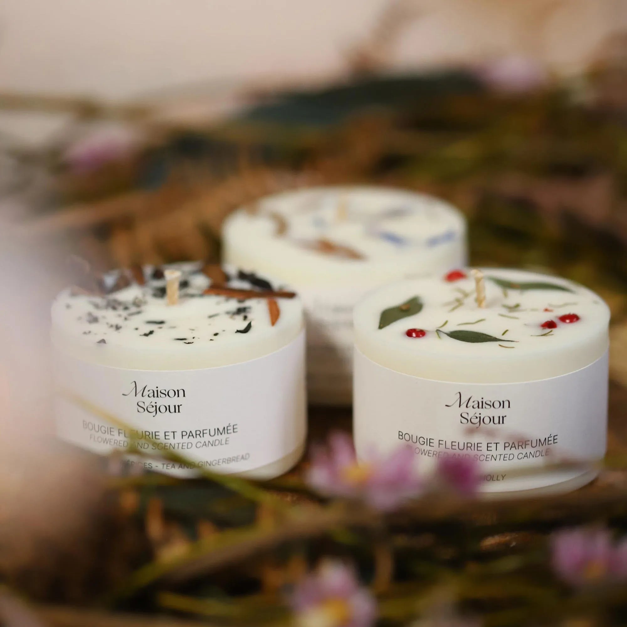 Coffret Trio de Noël, Candles, Maison Séjour