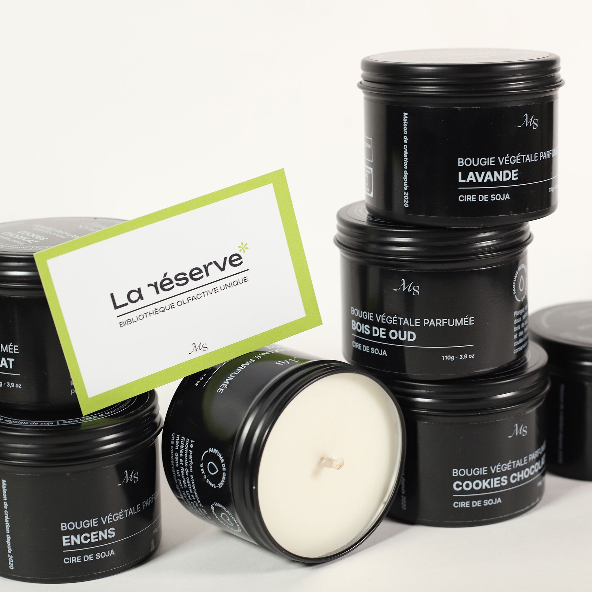 La Réserve : une gamme de bougies parfumées en métal, artisanales et éco-responsables