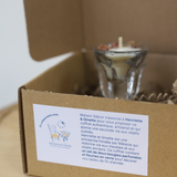 Coffret bougies verres revalorisés