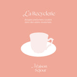 Gina - Bougie tasse fleurie