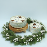 Givre - Bougie grès émaillé