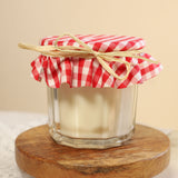 Bougie pot de confiture