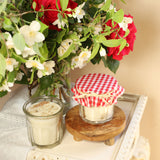Bougie pot de confiture
