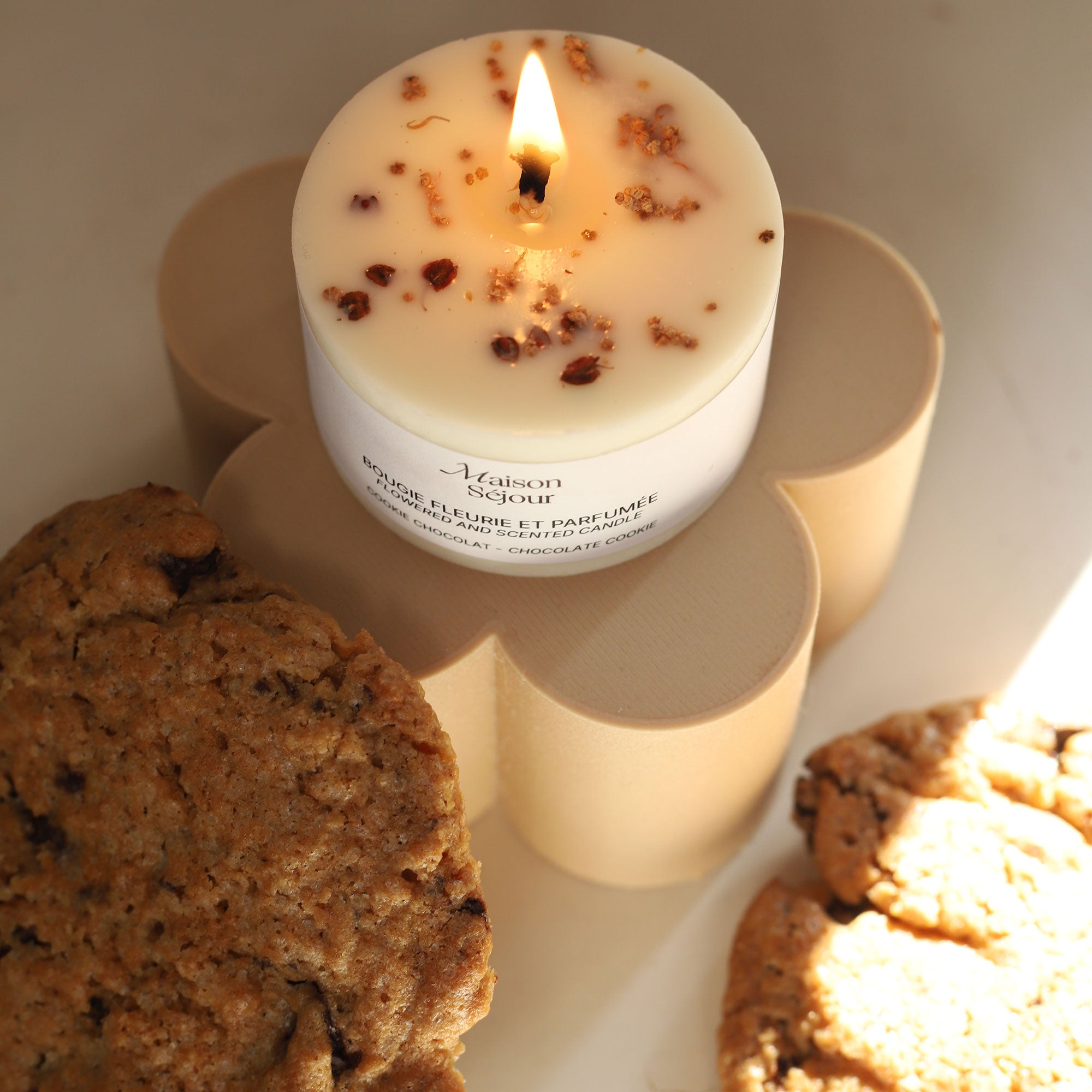 La bougie du mois de Septembre - Cookie chocolat