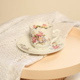 Gina - Bougie tasse fleurie