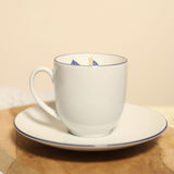 Bougie Tasse café Guy Degrenne - Cyclamen sauvage
