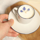 Bougie Tasse café Guy Degrenne - Cyclamen sauvage