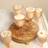 6 verres Rosaline - Macaron Vanille / Dimanche gourmand