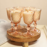 6 verres Rosaline - Macaron Vanille / Dimanche gourmand