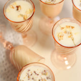 6 verres Rosaline - Macaron Vanille / Dimanche gourmand