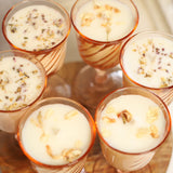 6 verres Rosaline - Macaron Vanille / Dimanche gourmand