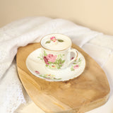 Iolé - Bougie tasse fleurie