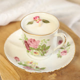 Iolé - Bougie tasse fleurie