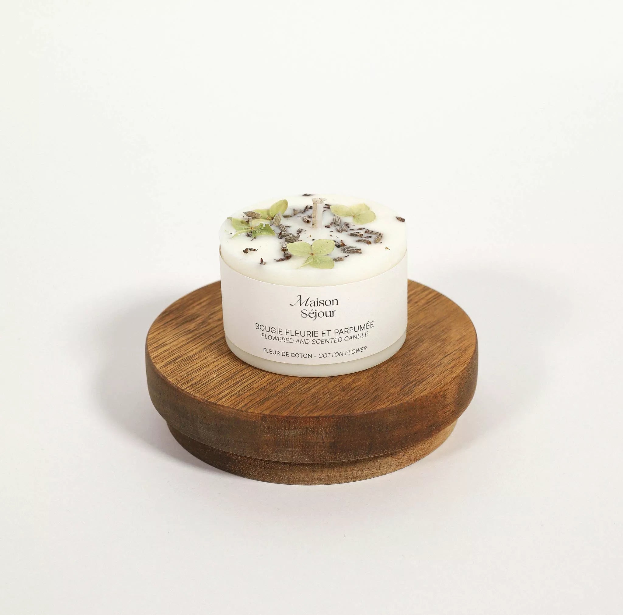 Fleur de coton - Bougie votive