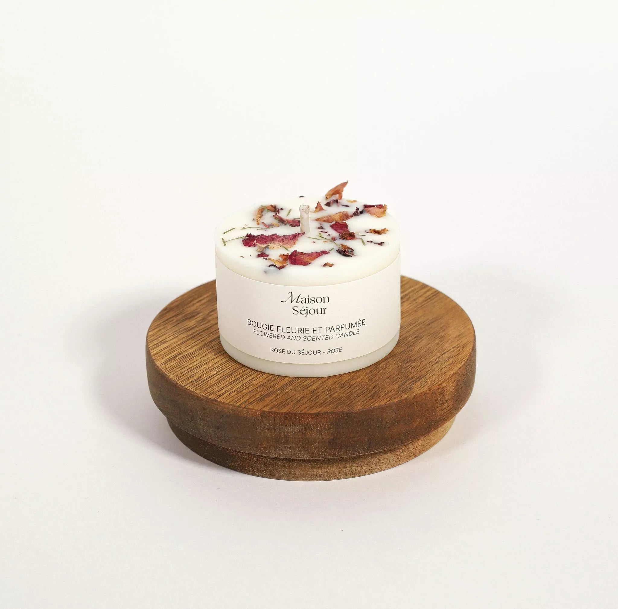 Rose du Séjour - Bougie votive