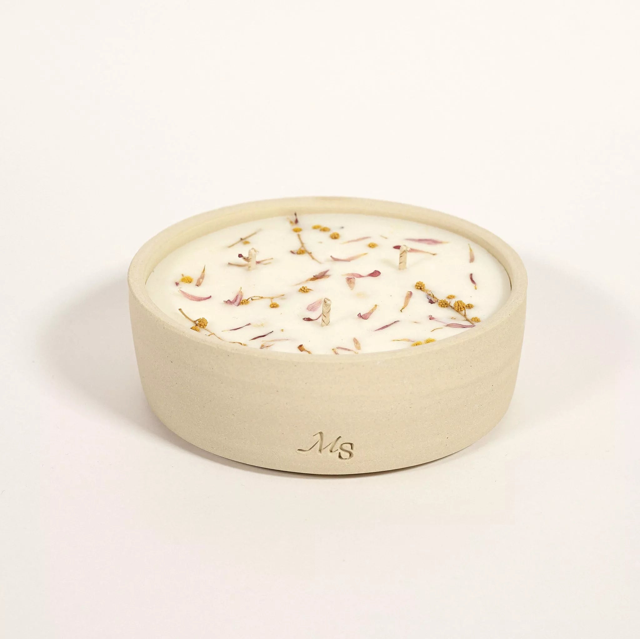 Frangipanier & Jasmin - Bougie grès - Maison Séjour